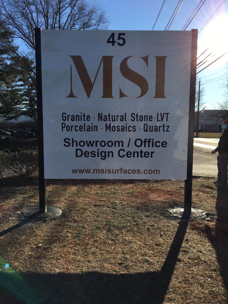 post and panel signs